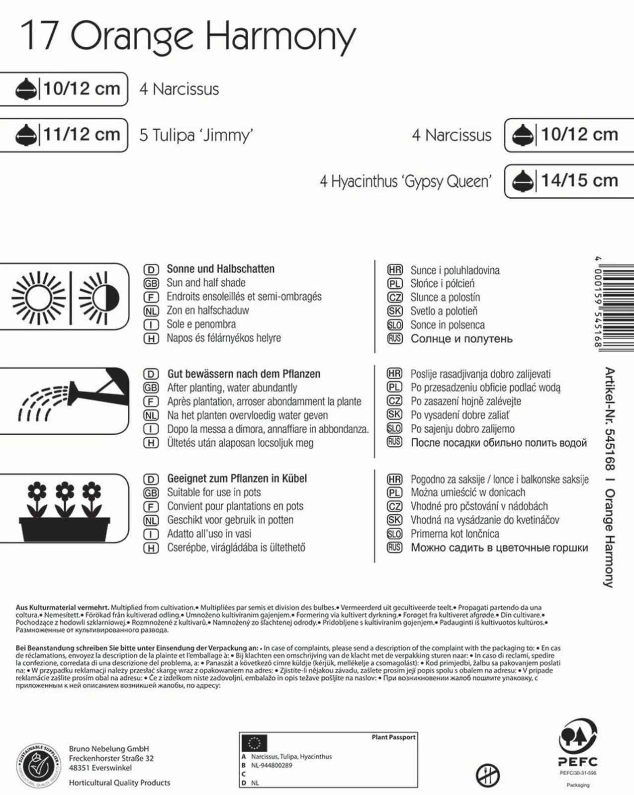 Colour Symphony Orange Harmony (17 Stück) | Blumenzwiebelmischungen Von Kiepenkerl 3 Colour Symphony Orange Harmony (17 Stück) | Blumenzwiebelmischungen Von Kiepenkerl