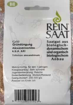 Alexandrinerklee | BIO Gründünger Von Reinsaat