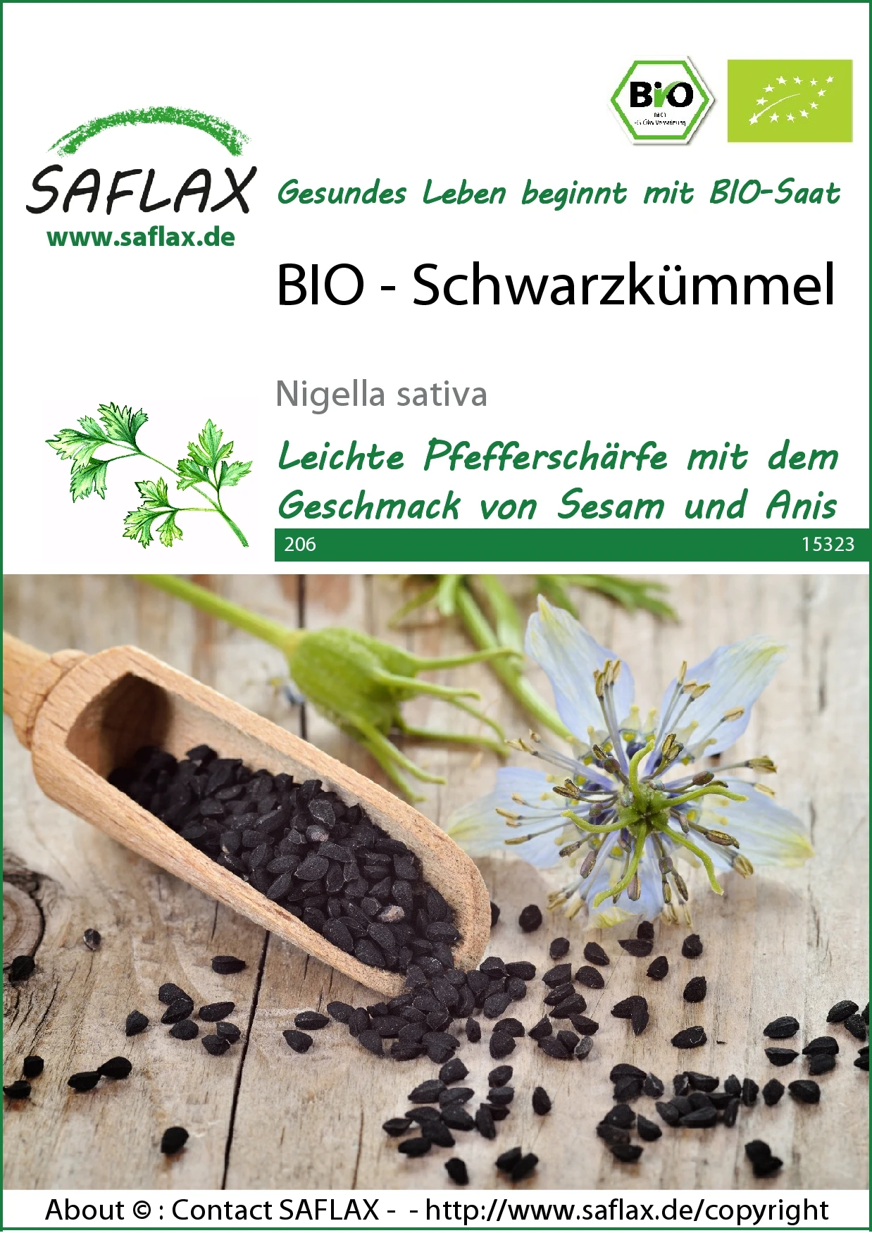Schwarzkümmel | Kümmelsamen Von Saflax 4 Schwarzkümmel | Kümmelsamen Von Saflax – Bild 2
