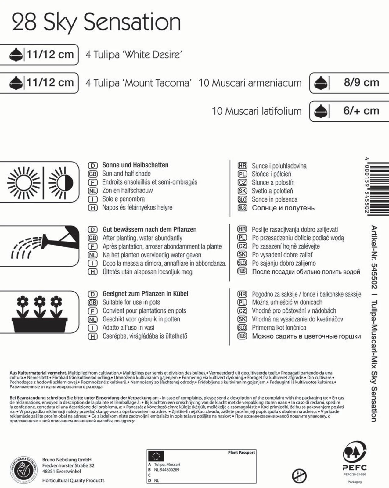 Colour Symphony Sky Sensation (28 Stück) | Blumenzwiebelmischungen Von Kiepenkerl 3 Colour Symphony Sky Sensation (28 Stück) | Blumenzwiebelmischungen Von Kiepenkerl