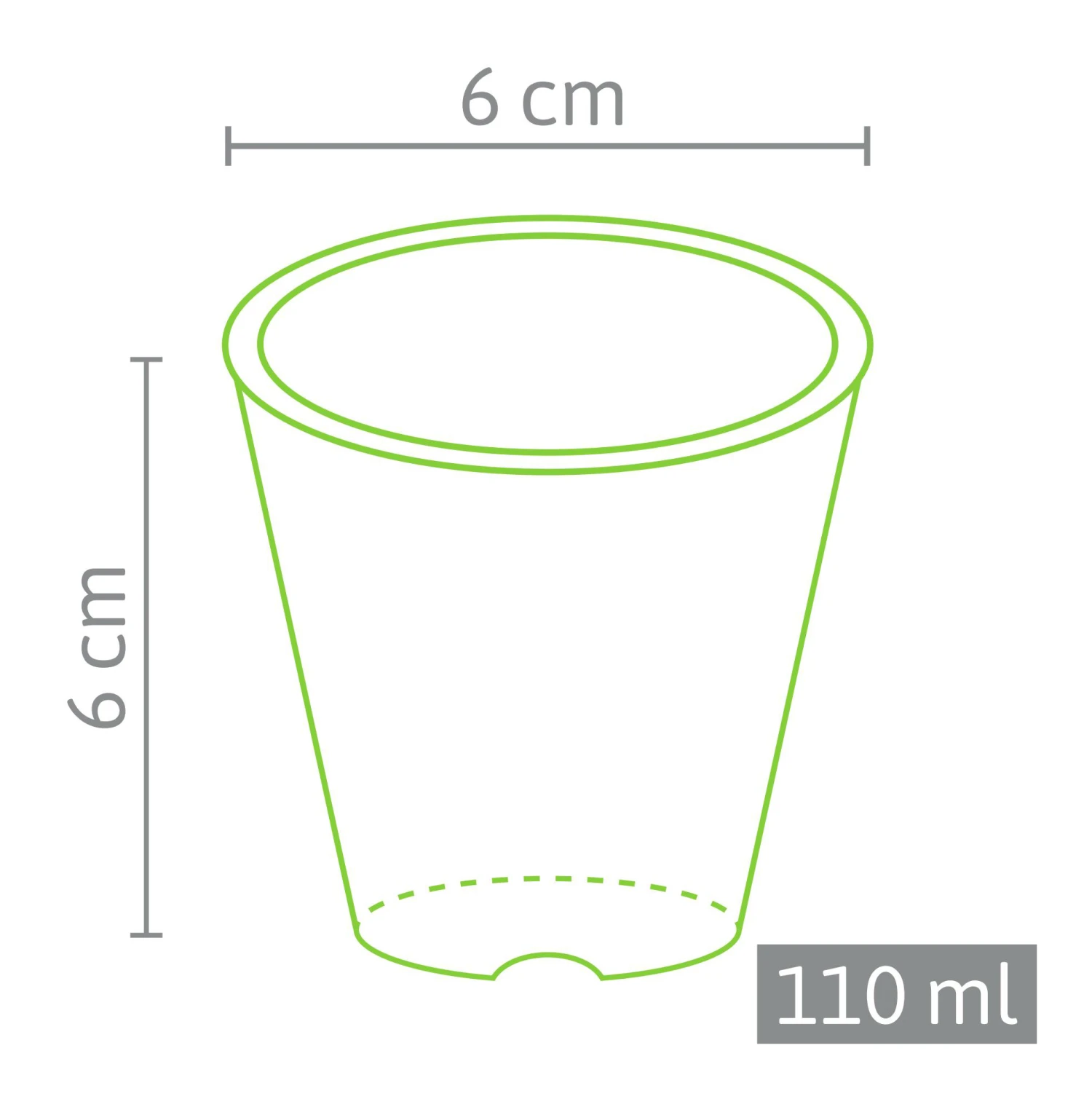 6 X 6 Cm Anzuchttopf Rund (2520 Stück) | Anzuchttöpfe Von Fertil 4 6 X 6 Cm Anzuchttopf Rund (2520 Stück) | Anzuchttöpfe Von Fertil – Bild 3