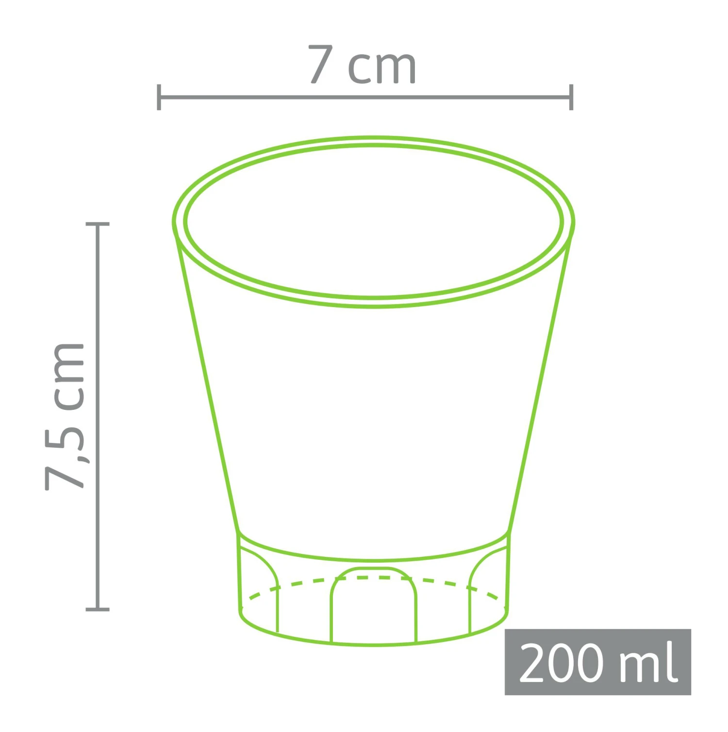 7,5 X 7 Cm Anzuchttopf Rund (1370 Stück) | Anzuchttöpfe Von Fertil 4 7,5 X 7 Cm Anzuchttopf Rund (1370 Stück) | Anzuchttöpfe Von Fertil – Bild 2