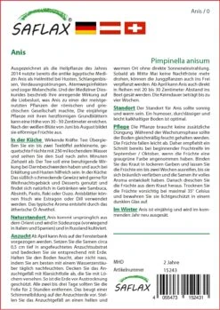 Anis | Anissamen Von Saflax -Pegasus Verkaufe 548704 Anis 15243 sa 1