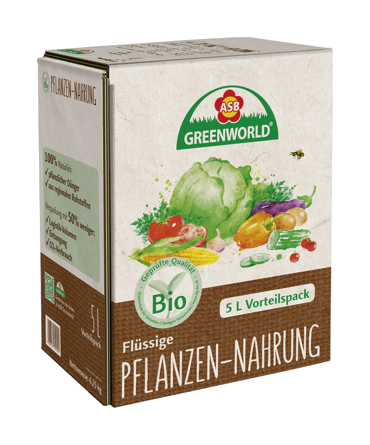 Pflanzennahrung Bag-in-Box (5 L) | BIO Dünger Von ASB Greenworld 3 Pflanzennahrung Bag-in-Box (5 L) | BIO Dünger Von ASB Greenworld
