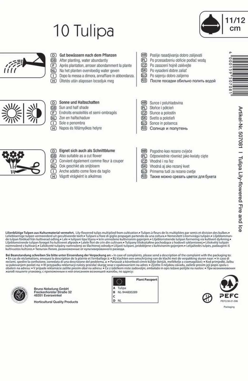 Tulpen Mix Fire And Ice (10 Stück) | Tulpenzwiebeln Von Kiepenkerl 3 Tulpen Mix Fire And Ice (10 Stück) | Tulpenzwiebeln Von Kiepenkerl