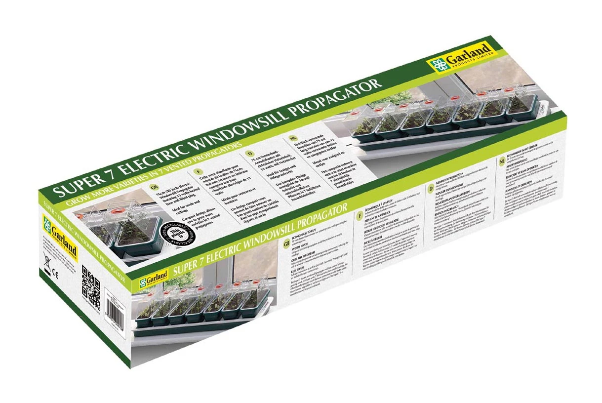 76 X 18,5 X 15 Cm Elektrisches Zimmergewächshaus Super 7 (7 Stück) | Zimmergewächshaus Von Garland 3 76 X 18,5 X 15 Cm Elektrisches Zimmergewächshaus Super 7 (7 Stück) | Zimmergewächshaus Von Garland
