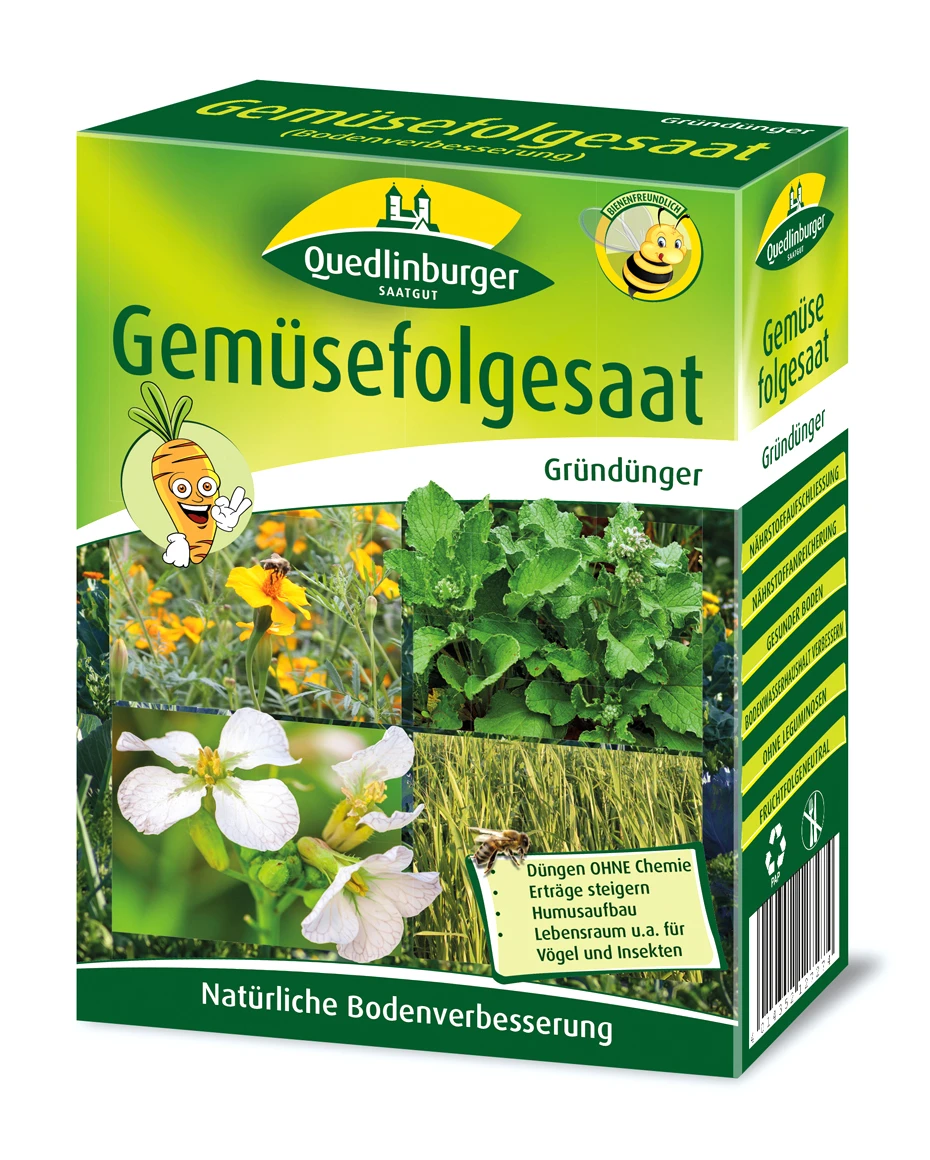 Gemüsefolgesaat (250 G) | Bodenverbesserung Von Quedlinburger 3 Gemüsefolgesaat (250 G) | Bodenverbesserung Von Quedlinburger